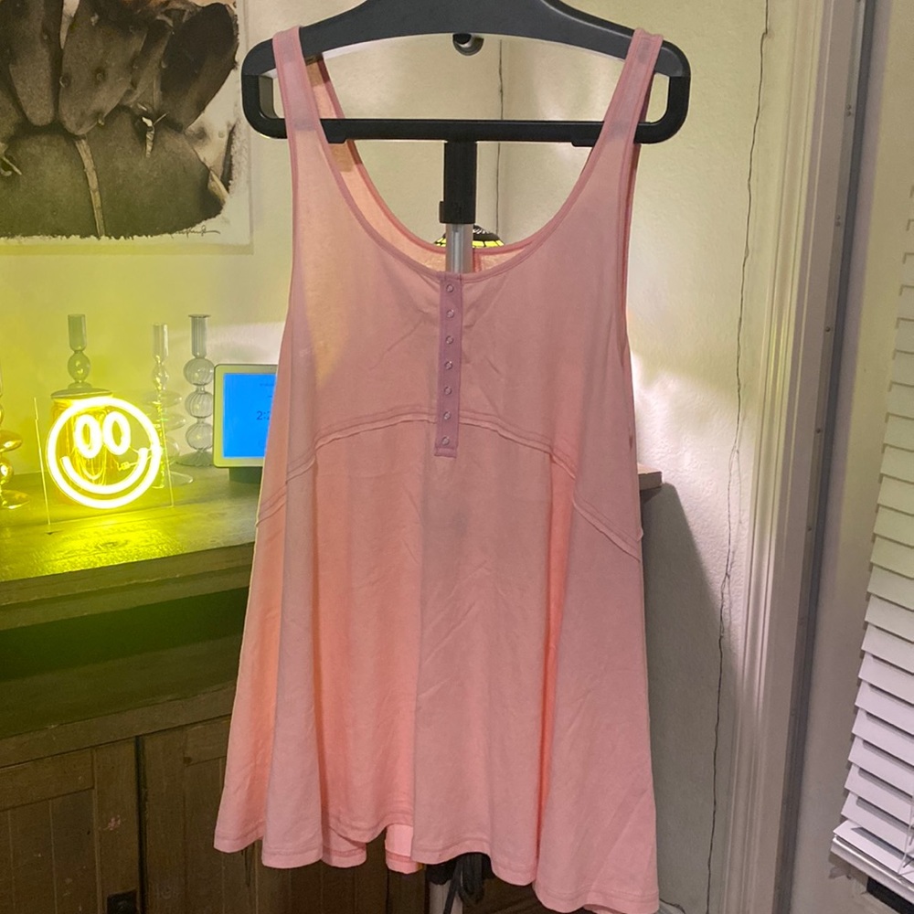 Urban outfitters soft cotton barbie pink dress